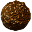 A pixelated 3d render of a piece of falafel.