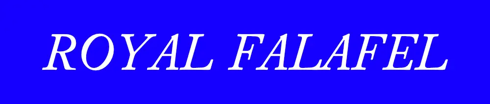 An image of black text over a yellow background, which reads: LORD OF FALAFEL.
